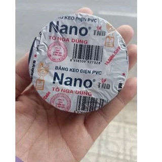 Băng keo điện Nano Tô Nga Dũng 10Y. 20Y chính hãng k chảy keo loại tốt dày màu đen