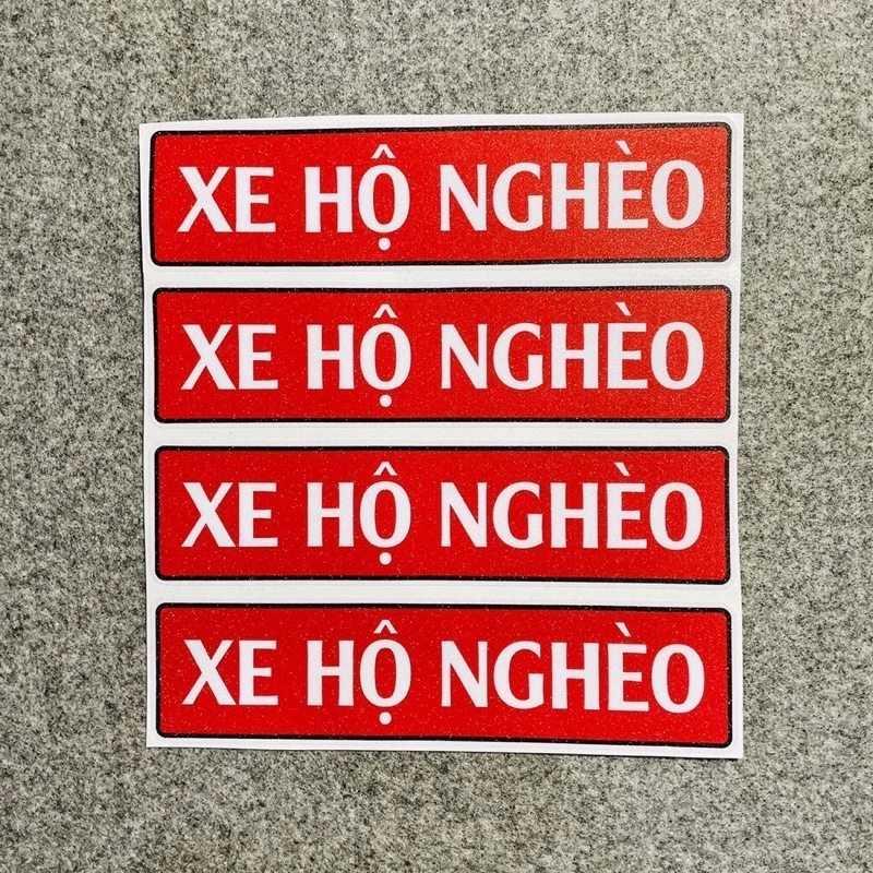 Tem xe hộ nghèo