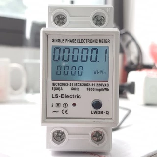 Côn tơ điện tử đo công suất LS-Electric 80A 220V có RESET độ chính xác cao hiển thị 4 thông số