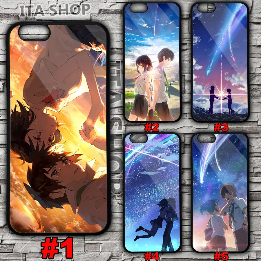 Ốp lưng Your Name - Kimi no Na wa - Ốp Anime I.phone 5s 6 6s 6s+ 7+ 8+ X Xs Xr 11 11 pro max 12 12 pro max 13 13 pro 13