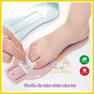 Thước đo độ dài bàn chân cho bé có thanh gạt điều chỉnh