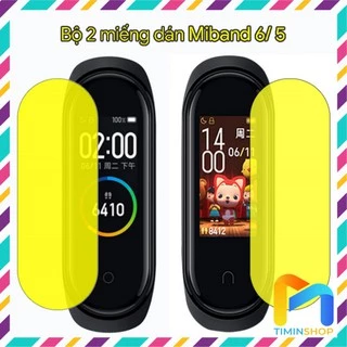 [2 miếng] Dán Miband 8/ 7/ 6/ 5 - chống trầy xước, trong suốt