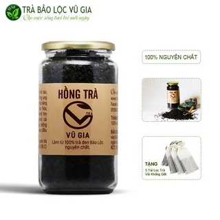 Hồng Trà Cao Cấp Nguyên Chất Bảo Lộc Vũ Gia (100gr/hũ) + Tặng 5 Túi Lọc Trà