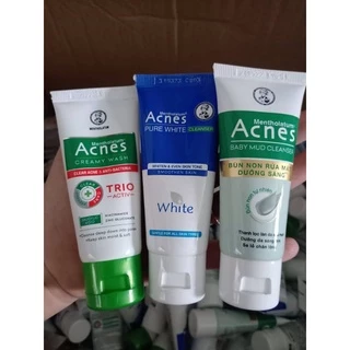 Sữa rửa mặt Acnes trio ngăn ngừa mụn - Acnes bùn non - Acnes trắng da - acnes 25+