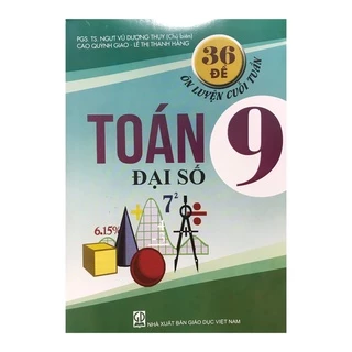 Sách - 36 đề ôn luyện cuối tuần toán 9 đại số