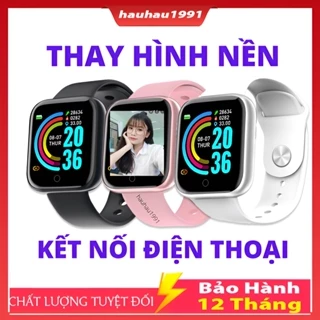 Đồng Hồ Thông Minh Y68 Kết Nối Điện Thoại Thay Hình nền, Phù Hợp Cả Nam và Nữ,Bản Mới Nhất