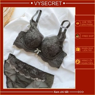 BỘ ÁO LÓT REN 👙 freeship  👙 áo ngực cao cấp nâng ngực mềm mại ,thông hơi,quyến rũ,tạo khe c127