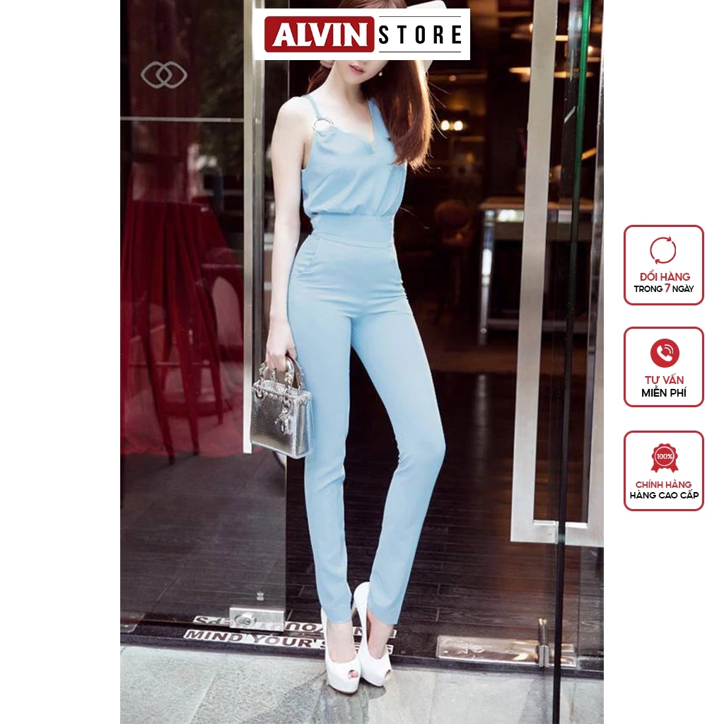 Áo Quần Ngọc Trinh Kiểu Quần Dài Ôm Tuyệt Đẹp Alvins Tore 0136
