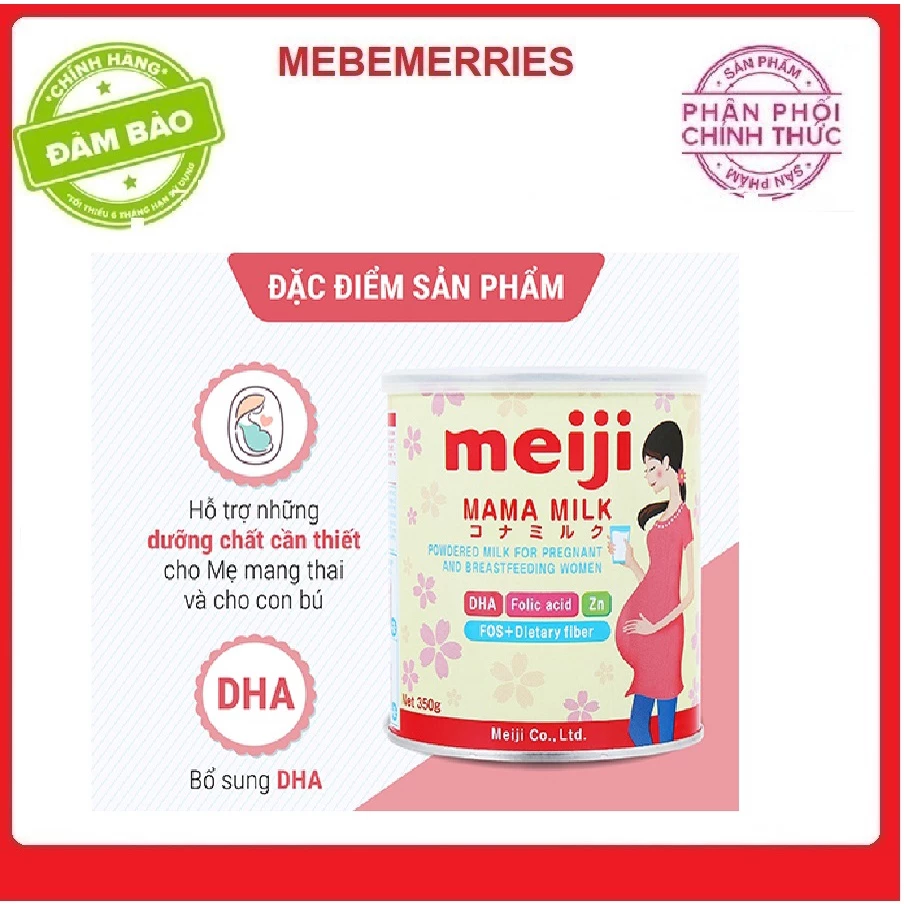 [CHÍNH HÃNG] Sữa bột Meiji Mama Lon 350g