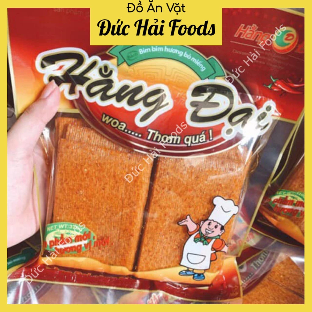 Bò Miếng Hằng Đại, Snack Thơm Cay Hằng Đại Gói 320G