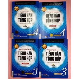 Sách - Combo Trọn Bộ Giáo Trình Tiếng Hàn Tổng Hợp Dành Cho Người Việt Nam Trung Cấp 3 & 4 ( SGK + SBT, Lẻ Tùy Chọn )