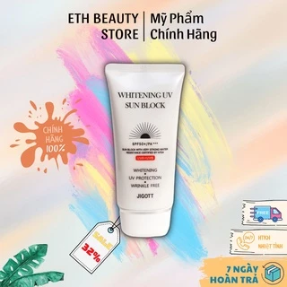 Kem Chống Nắng Dưỡng Trắng Da WHITENING UV SUN BLOCK JIGOTT SPF50+/PA+++ 70ml