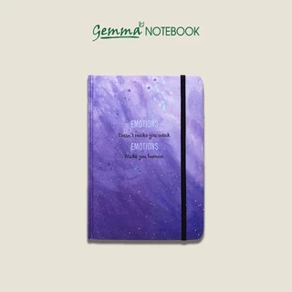 GEMMA NOTEBOOK - Sổ tay bìa cứng A5 - RIVER Tím