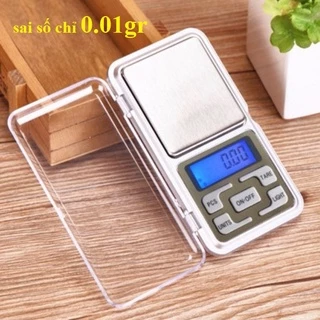 Cân tiểu ly điện tử mini ⭐️ Cân điện tử mini bỏ túi độ chính xác cao 100g/0.01g | 500g/0.01g + tặng kèm pin -dc4349