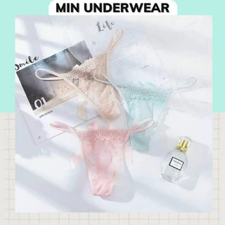 Quần Lót Nữ Ren Lọt Khe Nơ Sau Viền Sexy - Gợi Cảm Min Underwear 139165