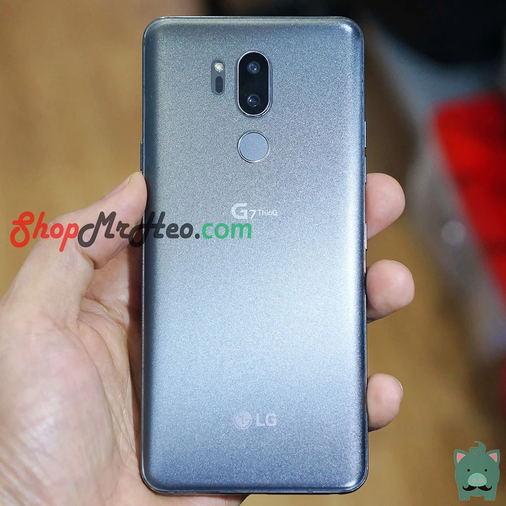 Skin Dán Mặt Sau Lưng Vân 3D LG G7 ThinQ - Carbon, Hình hộp, Nhám, Vân da