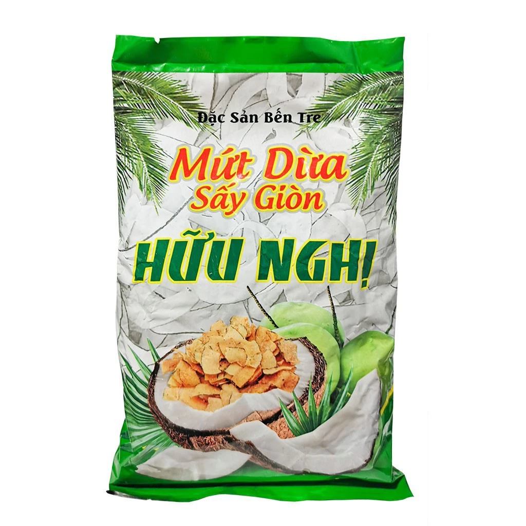 Mứt dừa sấy giòn Hữu nghị đặc sản Bến Tre 275g