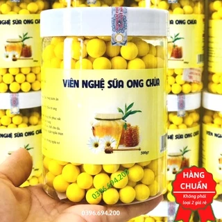 500gr Viên Nghệ Sữa Ong Chúa, Đẹp Da, Giảm Cân, Hỗ Trợ Người Đau Dạ Dày, Có Chứng Nhận An Toàn Thực Phẩm