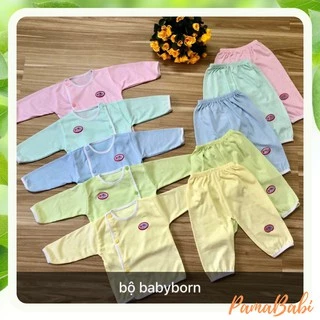 Bộ Dài Tay Cho Bé Sơ Sinh Cotton Cho Bé từ 3-5kg