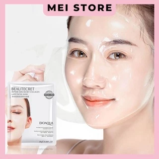 Mặt Nạ Thạch Collagen Bioaqua Cấp Nước Giúp Da Căng Bóng Mịn Màng Mask Nội Địa Trung