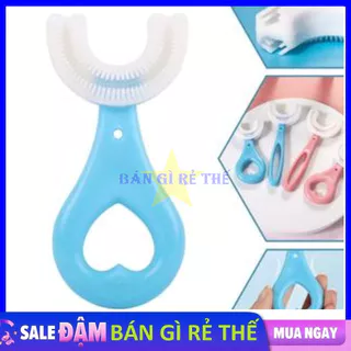 Bàn chải tập đánh răng cho em bé hình chữ U mềm mại