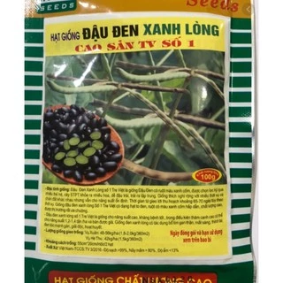 HẠT GIỐNG ĐẬU ĐEN XANH LÒNG (CAO SẢN TV SỐ 1) gói 100gr