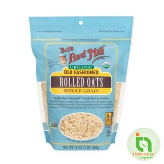 HSD T12.24 - Yến mạch hữu cơ cán vừa Bob's Red Mill 454gr Organic Rolled Oat Regular