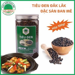 Tiêu Đen Hữu Cơ Nguyên Chất Đăk Lăk – Đặc Sản Ban Mê Hộp 500gr