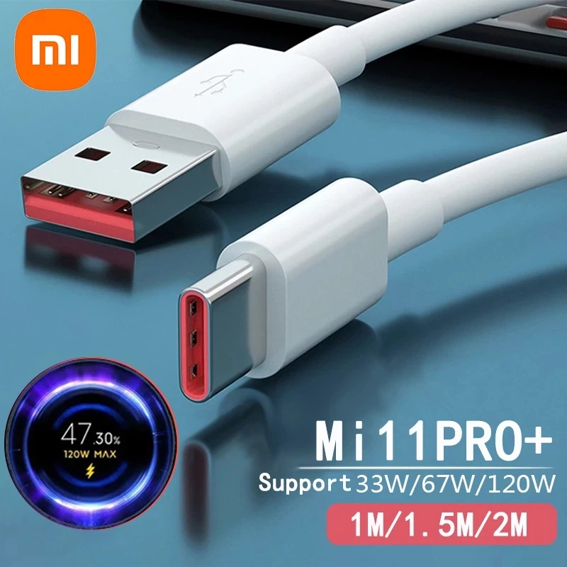 Cáp Xiaomi Chính hãng USB Type C 6A 27W 33W 55W 67W 120w 6a Bộ sạc nhanh Mi Turbo Xiaomi 12 Ultra 11 Lite 10 Redmi Note 11 Black Shark 4 5 Poco X4