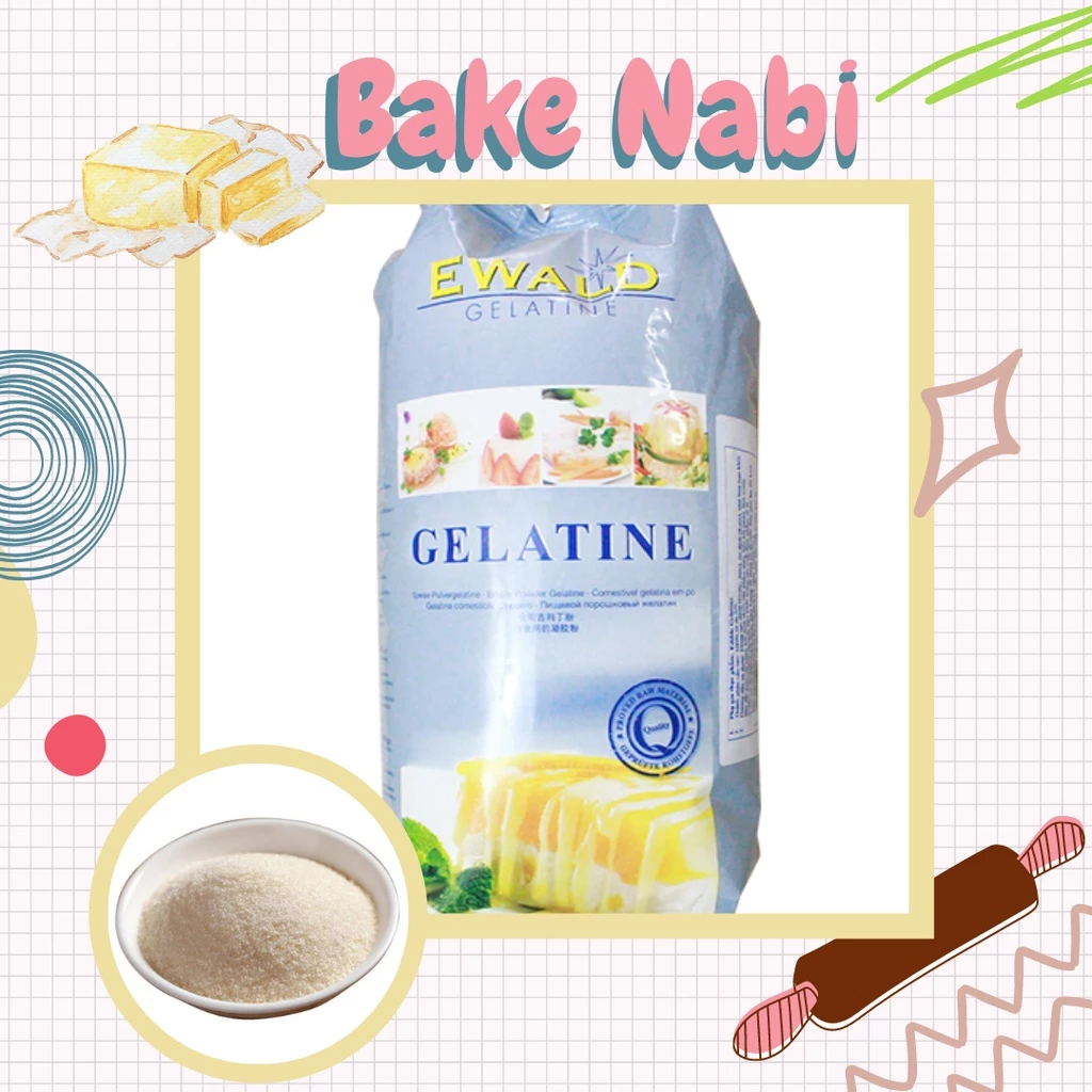 BỘT GELATIN ĐỨC EWALD - TÚI 100GR