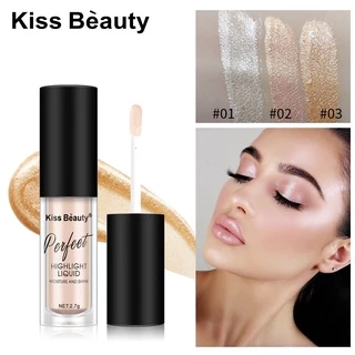 Kem Bắt Sáng Dạng Lỏng Ánh Ngọc Trai Sáng Da Tự Nhiên Không Thấm Nước Kiss BEAUTY