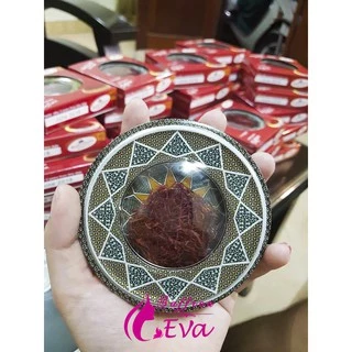 Hộp 1gr Saffron Nhụy Hoa Nghệ Tây Iran Loại 1 Negin thương hiệu Bahraman hộp thiếc