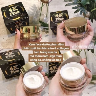 KEM DƯỠNG TRẮNG DA BAN ĐÊM 4K PLUS WHITENING NIGHT CREAM