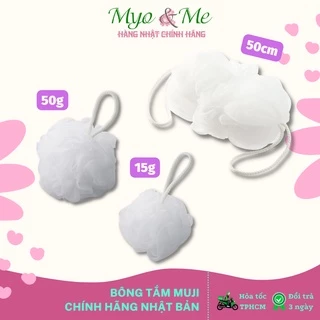 Bông tắm Muji Nhật Bản mịn, đặc, tạo bọt nhanh