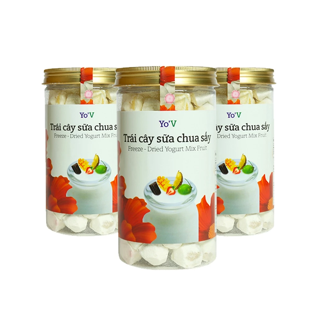 Sữa Chua Sấy YoV Thập Cẩm VINAMIT Lon 60g/90g