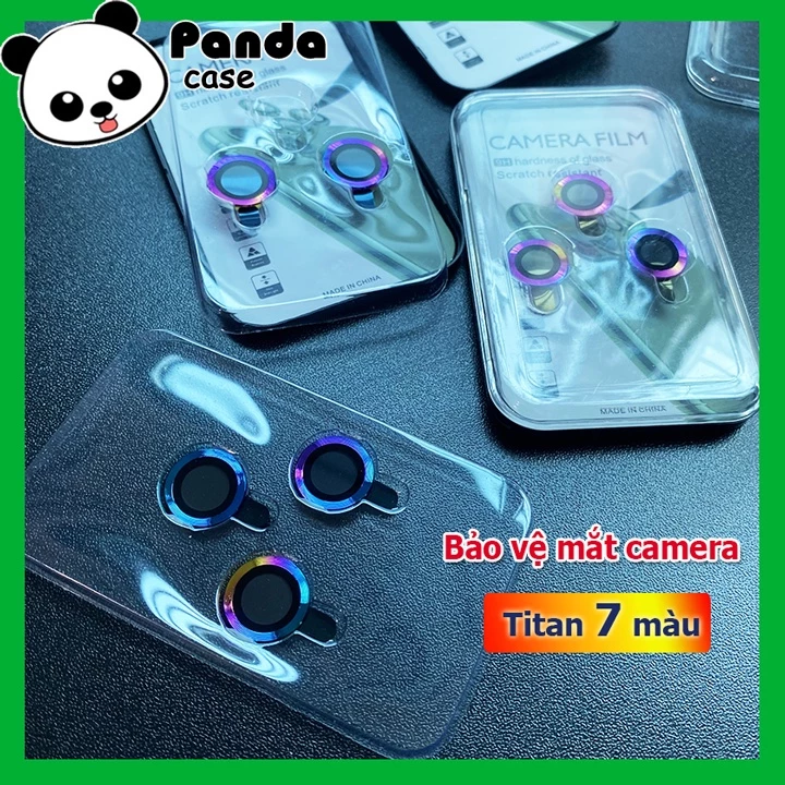 Bộ dán bảo vệ từng mắt camera IP Titan 7 màu CAO CẤP cho 11, 11Pro, 11Promax, 12, 12pro, 12promax, 13, 13pro, 13promax
