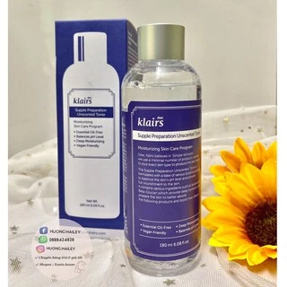 Nước hoa hồng dưỡng ẩm Klairs Supple Preparation Toner