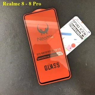 Dán cường lực Full màn hình Full keo Realme 8 - 8 Pro