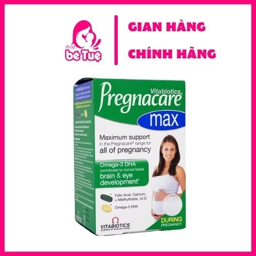 Vitamin cho bà bầu Vitabiotics PREGNACARE MAX Anh hộp 84 Viên