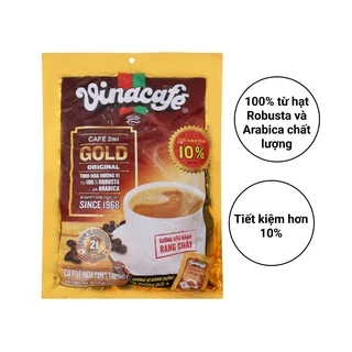 Cà phê sữa VinaCafé Gold Original 800g (40 gói x 20g)