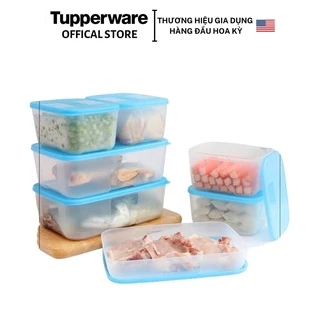 Bộ hộp trữ đông Tupperware Freezermate Fit Set (7 hộp) - Bảo hành trọn đời - Nhựa nguyên sinh an toàn