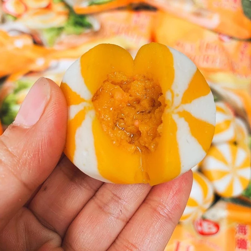 CB Viên Thả Lẩu Malaysia Bánh Bao Hải Sản Nhím Biển Nhân Trứng Cá Sea Urchin Flavoured Ball