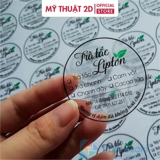 500 tem sticker theo yêu cầu (kt 5x5cm)