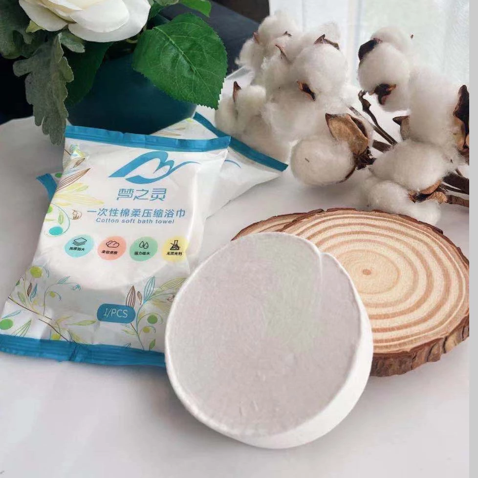 Khăn tắm nén du lịch bằng cotton dùng một lần 70*140 cm