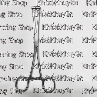 Dụng cụ xỏ khuyên loại đầu nhỏ xỏ mũi septum piercing , xỏ tai , kẹp xỏ khuyên