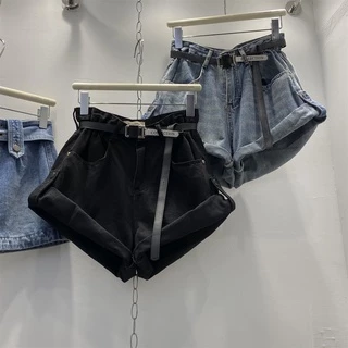 Quần short denim JSC ống rộng lưng cao thời trang mùa hè dành cho nữ