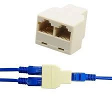 <SIÊU RẺ> Đầu Chia Mạng RJ45-, TỪ 1 RA 2- Cực Tiện Lợi