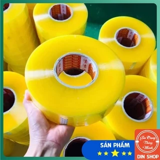 Băng Dính 1KG Lõi Mỏng 💝SIÊU DAI💝 Băng Keo Gói Hàng Lõi Giấy 4mm Siêu Nhẹ, Tiết Kiệm - Din Shop