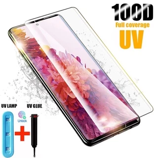 Kính cường lực toàn màn hình keo UV Cho OPPO Reno 10 8T 9 Pro+ 6 5 4 Find X5 X3 X2 Reno5 Reno4 Pro Plus 5G 4G 2022 2023