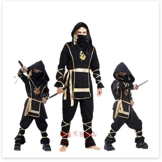 Trang phục Ninja Người lớn Trang phục Nam Sân khấu Trang phục Cha mẹ-con